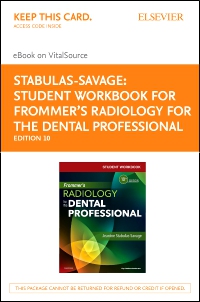 cover image - Student Workbook for Frommer's Radiology for the Dental Professional - Elsevier eBook on VitalSource (Retail Access Card),10th Edition