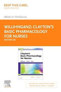 cover image - Clayton's Basic Pharmacology for Nurses - Elsevier eBook on VitalSource (Retail Access Card),18th Edition