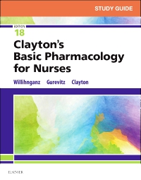 cover image - Study Guide for Clayton's Basic Pharmacology for Nurses - Elsevier eBook on VitalSource,18th Edition