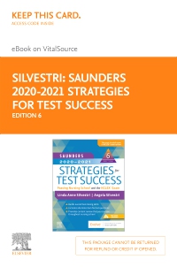 cover image - Saunders 2020-2021 Strategies for Test Success - Elsevier eBook on VitalSource (Retail Access Card),6th Edition