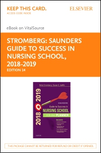 cover image - Saunders Guide to Success in Nursing School, 2018-2019 - Elsevier eBook on VitalSource Retail Access Card,14th Edition