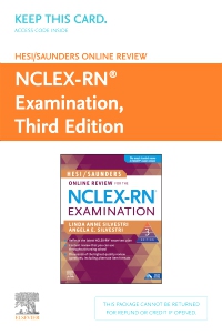 cover image - HESI/Saunders Online Review for the NCLEX-RN Examination (2 Year) (Access Code),3rd Edition