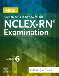 cover image - HESI Comprehensive Review for the NCLEX-RN Examination,6th Edition