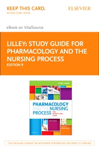 cover image - Study Guide for Pharmacology and the Nursing Process Elsevier eBook on VitalSource (Retail Access Card),9th Edition