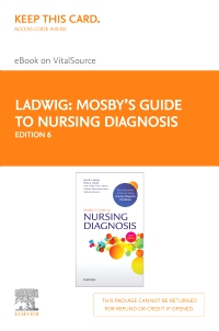 cover image - Mosby's Guide to Nursing Diagnosis Elsevier eBook on VitalSource (Retail Access Card),6th Edition
