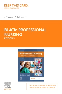 cover image - Professional Nursing Elsevier eBook on VitalSource (Retail Access Card),9th Edition