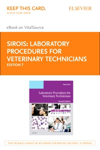 cover image - Laboratory Procedures for Veterinary Technicians Elsevier eBook on VitalSource (Retail Access Card),7th Edition