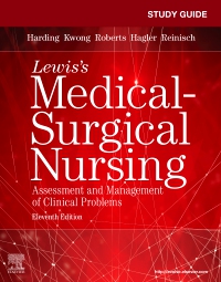 cover image - Study Guide for Lewis's Medical-Surgical Nursing - Elsevier eBook on VitalSource,11th Edition