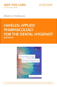 cover image - Applied Pharmacology for the Dental Hygienist Elsevier eBook on VitalSource (Retail Access Card),8th Edition