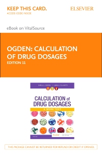 cover image - Calculation of Drug Dosages Elsevier eBook on VitalSource (Retail Access Card),11th Edition