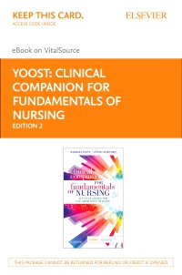 cover image - Clinical Companion for Fundamentals of Nursing Elsevier eBook on VitalSource (Retail Access Card),2nd Edition
