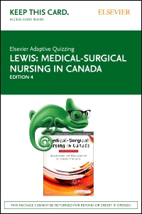 cover image - Elsevier Adaptive Quizzing for Lewis: Medical-Surgical Nursing in Canada (Access Card),4th Edition