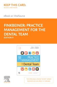 cover image - Practice Management for the Dental Team Elsevier eBook on VitalSource (Retail Access Card),9th Edition