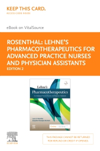 cover image - Lehne’s Pharmacotherapeutics for Advanced Practice Nurses and Physician Assistants - Elsevier eBook on VitalSource (Retail Access Card),2nd Edition