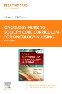 cover image - Core Curriculum for Oncology Nursing Elsevier eBook on Vitalsource (Retail Access Card),6th Edition