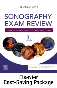 cover image - Sonography Exam Review: Physics, Abdomen, Obstetrics and Gynecology - Elsevier eBook on VitalSource + Evolve Access (Retail Access Cards) Package,3rd Edition