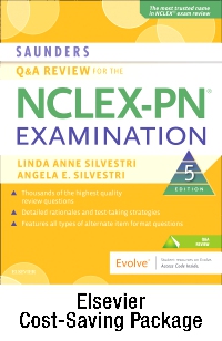 cover image - Saunders Q & A Review for the NCLEX-PN® Examination - Elsevier eBook on VitalSource + Evolve Access (Retail Access Cards),5th Edition