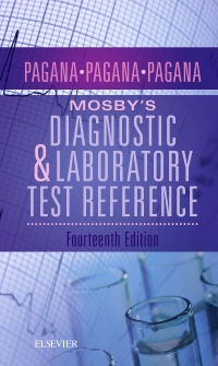cover image - Mosby's Diagnostic and Laboratory Test Reference - Elsevier eBook on VitalSource,14th Edition