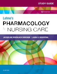 cover image - Study Guide for Lehne's Pharmacology for Nursing Care - Elsevier eBook on VitalSource,10th Edition