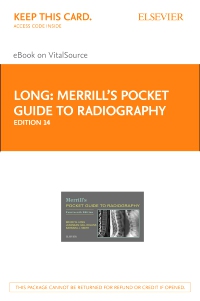 cover image - Merrill's Pocket Guide to Radiography Elsevier eBook on VitalSource (Retail Access Card),14th Edition