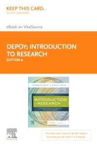 cover image - Introduction to Research Elsevier eBook on VitalSource (Retail Access Card),6th Edition