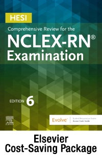 cover image - HESI Comprehensive Review for the NCLEX-RN Examination - Elsevier eBook on VitalSource + Evolve (Retail Access Cards),6th Edition