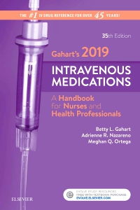cover image - Gahart's 2019 Intravenous Medications Elsevier eBook on VitalSource,35th Edition
