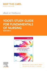 cover image - Study Guide for Fundamentals of Nursing - Elsevier eBook on VitalSource (Retail Access Card),2nd Edition