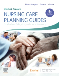 cover image - Evolve Resources for Ulrich & Canale's Nursing Care Planning Guides,8th Edition