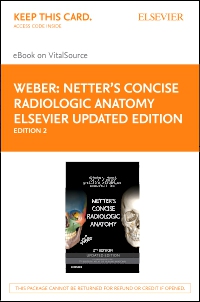 cover image - Netter's Concise Radiologic Anatomy Elsevier Updated Edition eBook on VitalSource (Retail Access Card),2nd Edition