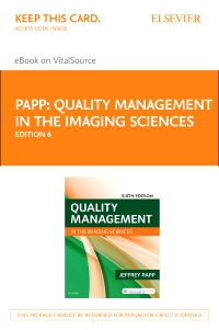 cover image - Quality Management in the Imaging Sciences - Elsevier eBook on VitalSource (Retail Access Card),6th Edition