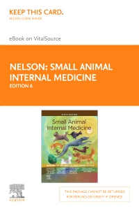 cover image - Small Animal Internal Medicine - Elsevier E-Book on VitalSource (Retail Access Card),6th Edition