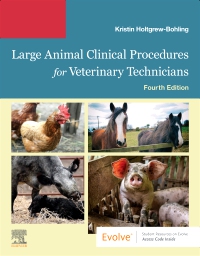 cover image - Evolve Resources for Large Animal Clinical Procedures for Veterinary Technicians,4th Edition