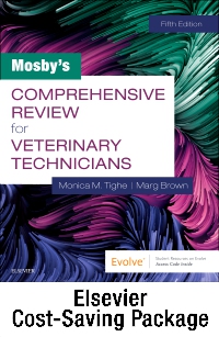 cover image - Mosby's Comprehensive Review for Veterinary Technicians Elsevier eBook on VitalSource + Evolve Access (Retail Access Cards),5th Edition