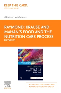 cover image - Krause and Mahan’s Food and the Nutrition Care Process Elsevier eBook on VitalSource (Retail Access Card),15th Edition