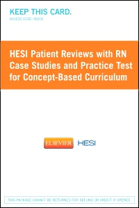 cover image - HESI Patient Reviews with RN Case Studies and Practice Test for Concept-Based Curriculum - Classic Version,1st Edition