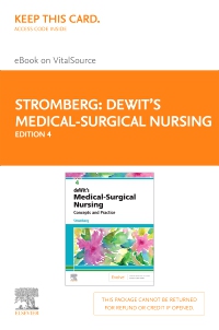 cover image - deWit's Medical-Surgical Nursing Elsevier eBook on VitalSource (Retail Access Card),4th Edition