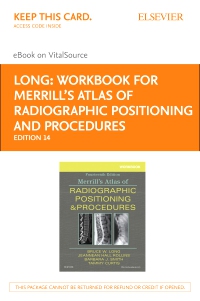 cover image - Workbook for Merrill's Atlas of Radiographic Positioning and Procedures Elsevier eBook on VitalSource (Retail Access Card),14th Edition