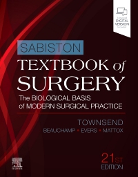 cover image - Sabiston Textbook of Surgery - Elsevier eBook on VitalSource,21st Edition