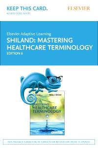 cover image - Elsevier Adaptive Learning for Master Healthcare Terminology (Access Card),6th Edition