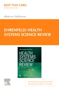 cover image - Health Systems Science Review Elsevier eBook on Vitalsource (Retail Access Card)