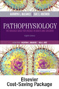 cover image - Pathophysiology - Text and Study Guide Package,8th Edition