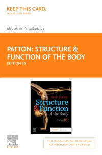 cover image - Structure & Function of the Body - Elsevier eBook on VitalSource (Retail Access Card),16th Edition