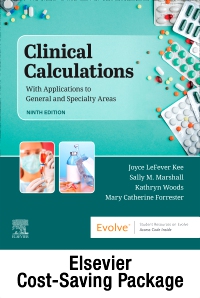 cover image - Drug Calculations Online for Kee/Marshall: Clinical Calculations: With Applications to General and Specialty Areas (Access Code and Textbook Package),9th Edition