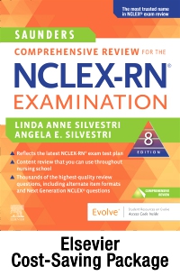 cover image - Saunders Comprehensive Review for the NCLEX-RN® Examination Elsevier eBook + Evolve (Retail Access Cards),8th Edition