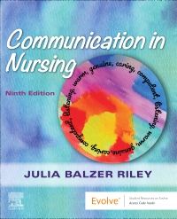 cover image - Communication in Nursing - Elsevier eBook on VitalSource,9th Edition