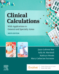 cover image - Clinical Calculations - Elsevier eBook on VitalSource,9th Edition