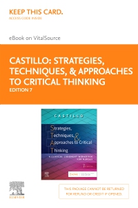 cover image - Strategies, Techniques, and Approaches to Critical Thinking Elsevier eBook on VitalSource (Retail Access Card),7th Edition