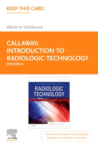 cover image - Introduction to Radiologic Technology - Elsevier eBook on VitalSource (Retail Access Card),8th Edition