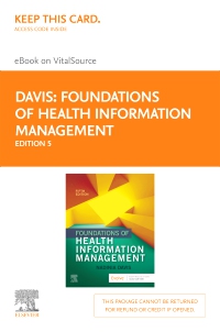 cover image - Foundations of Health Information Management - Elsevier eBook on VitalSource (Retail Access Card),5th Edition
